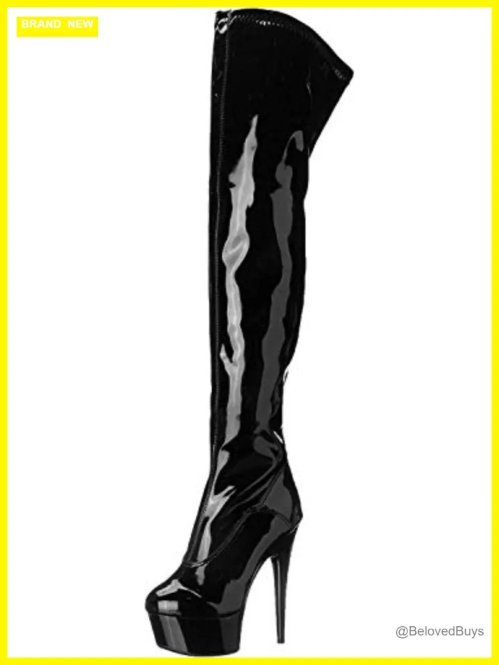 Over-the-Knee Boots with 6-Inch Heel, 2.25-Inch Platform
